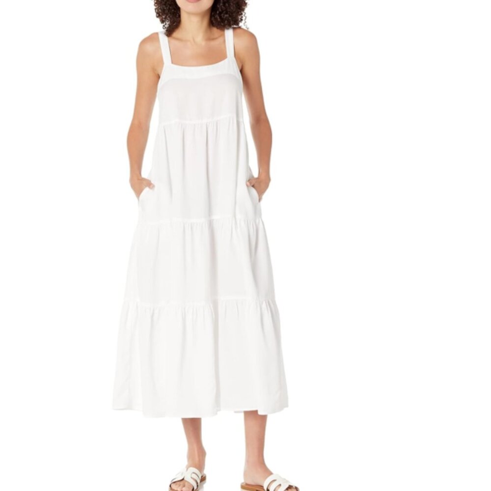 NWT The Drop Women's Britt Tiered Maxi Tent Dress Size XS